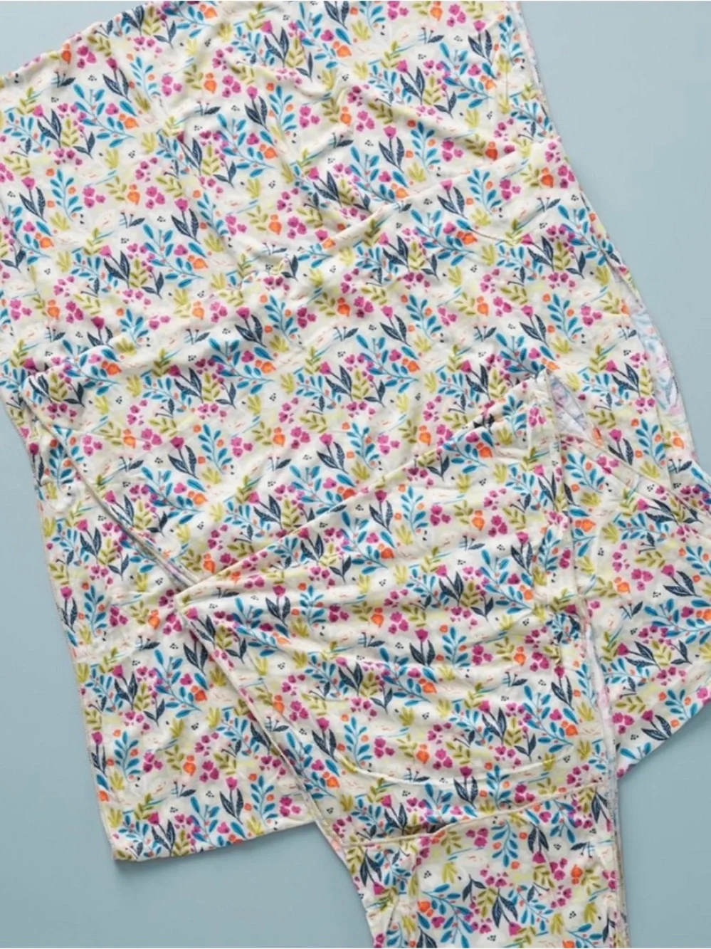 Solly baby x Anthropologie floral rainbow colored wrap